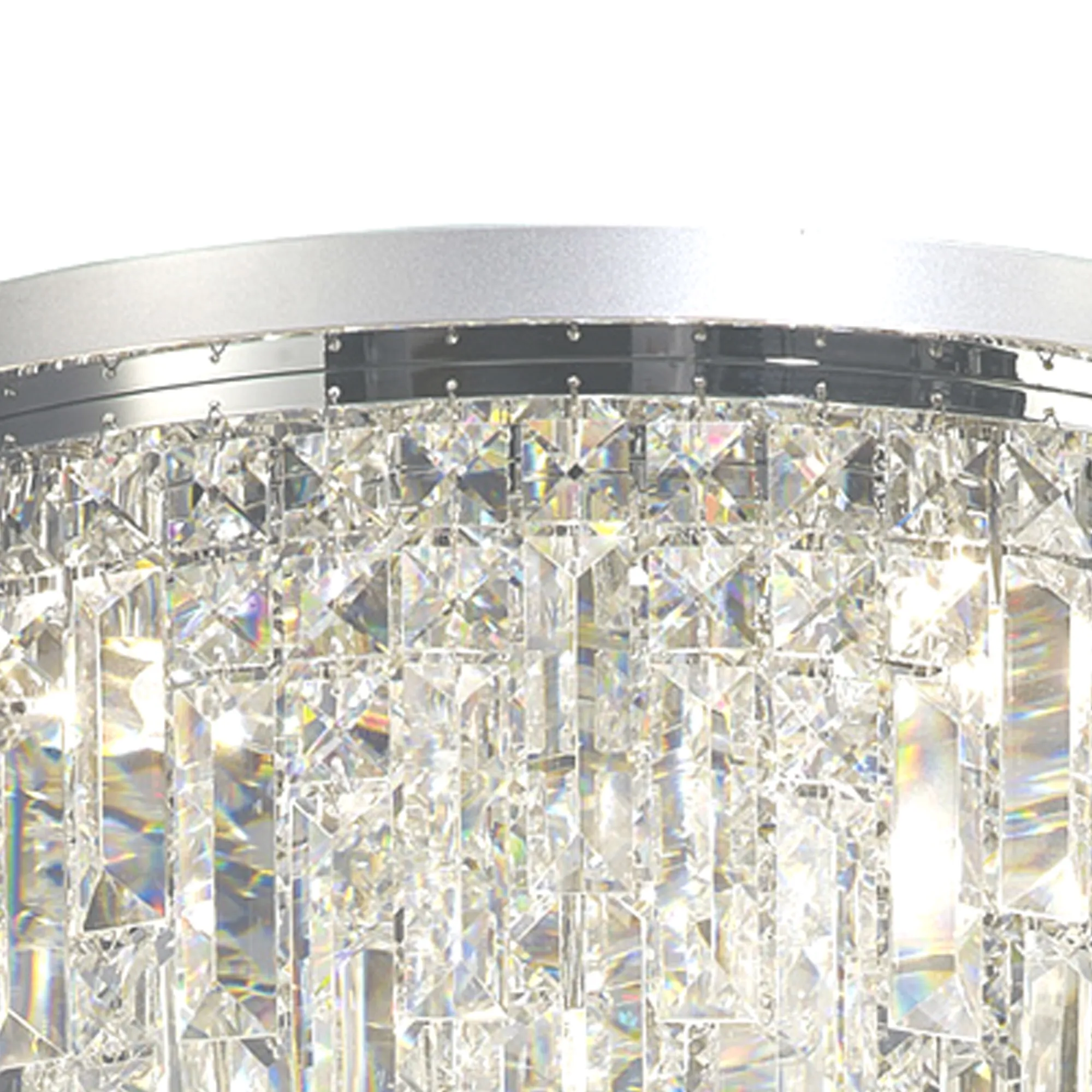 Maddison Crystal Ceiling Flush 6 Light IL30251  Diyas Maddison Polished Chrome